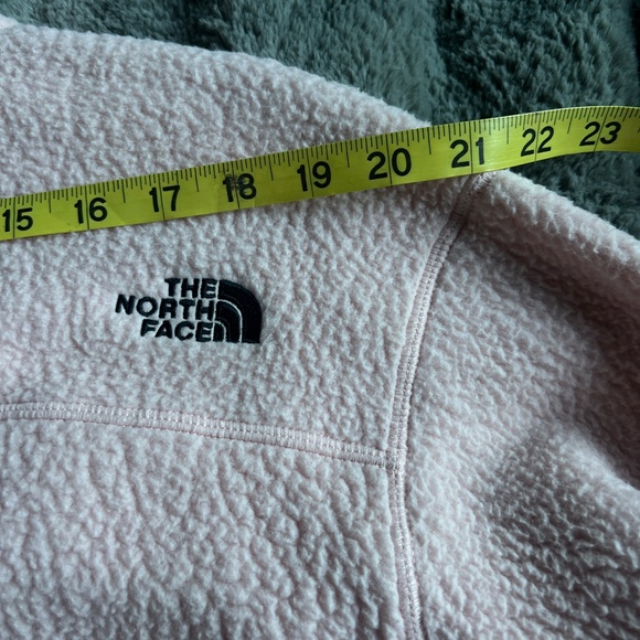 North face 1/2 zip cropped pink fleece - Picture 4 of 6